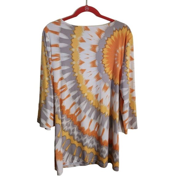 Alfani Mod Retro Floral Burst Shift Dress Size XL - Picture 4 of 7